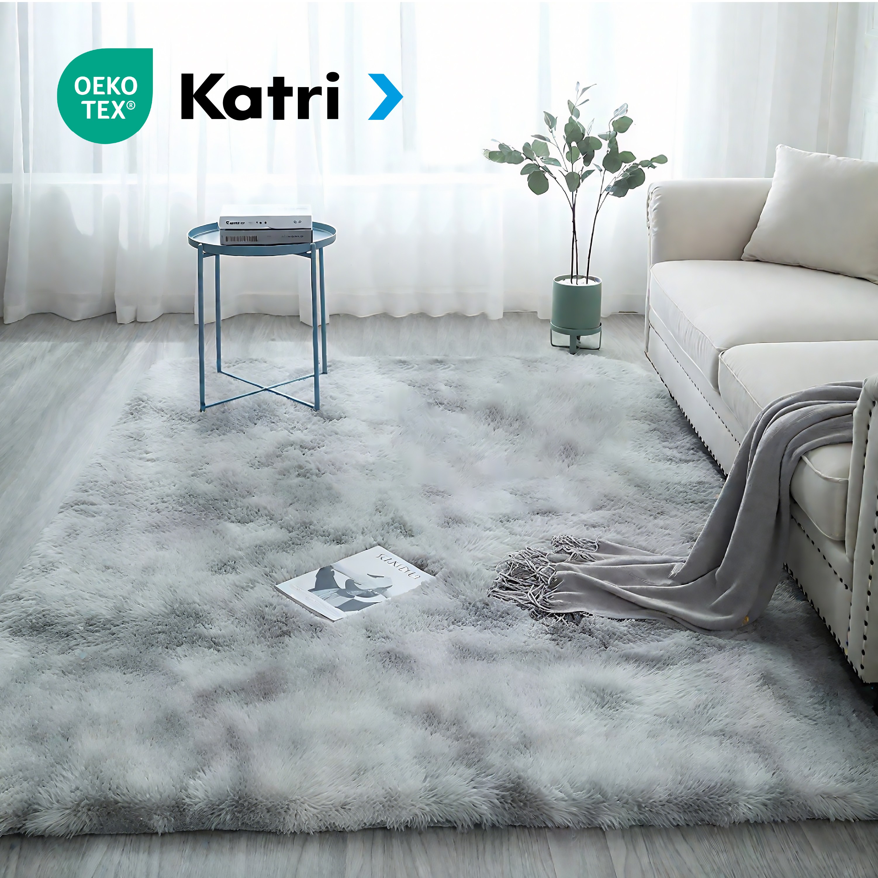 연화삼월 장모 러그 거실 러그 침실 카페트 매트 유럽 카펫 층간소음방지 포름알데히드없음 56,900원