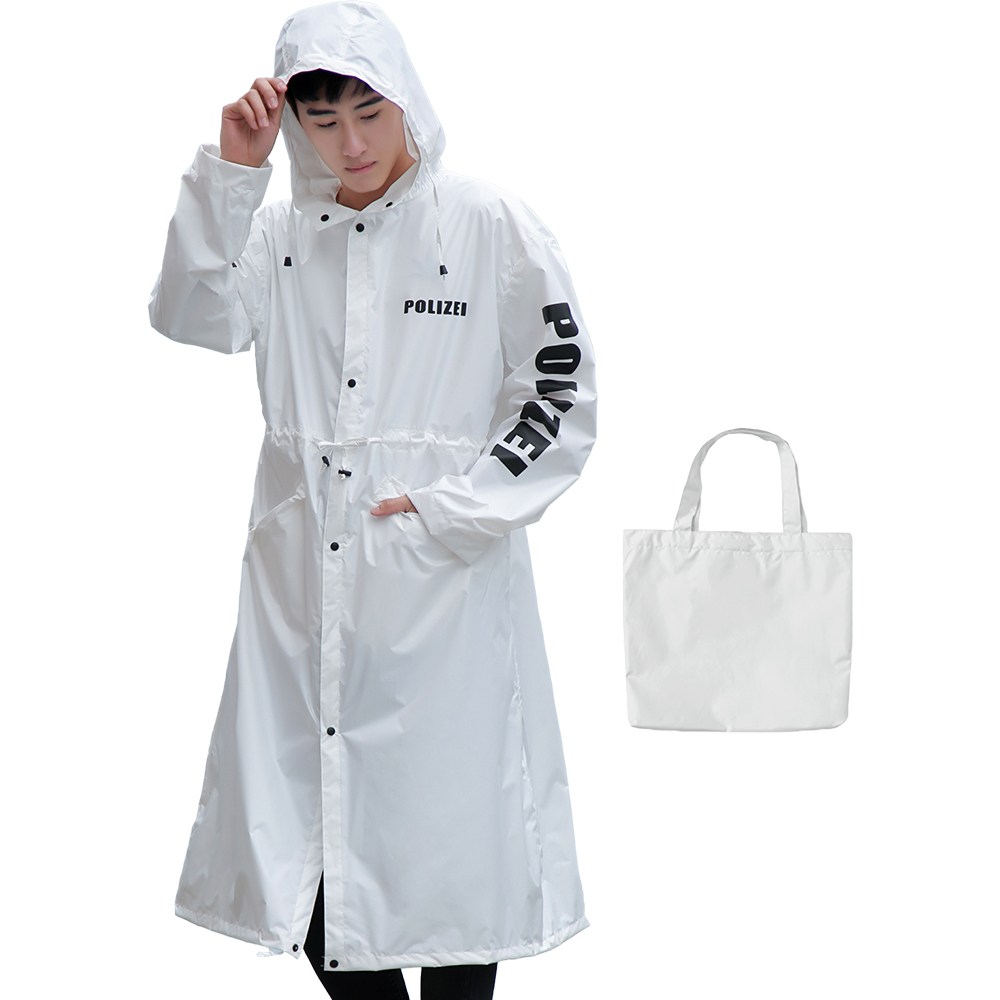 스토리원 남녀공용 후드 레인코트 레인자켓 사선포켓 우비 우의 비옷 가방세트 URJ014 8,970원
