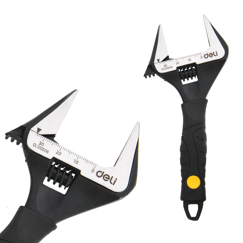 델리툴즈 블랙 광폭 몽키스패너 와이드 몽끼 멍키 스패너 150mm 13,800원