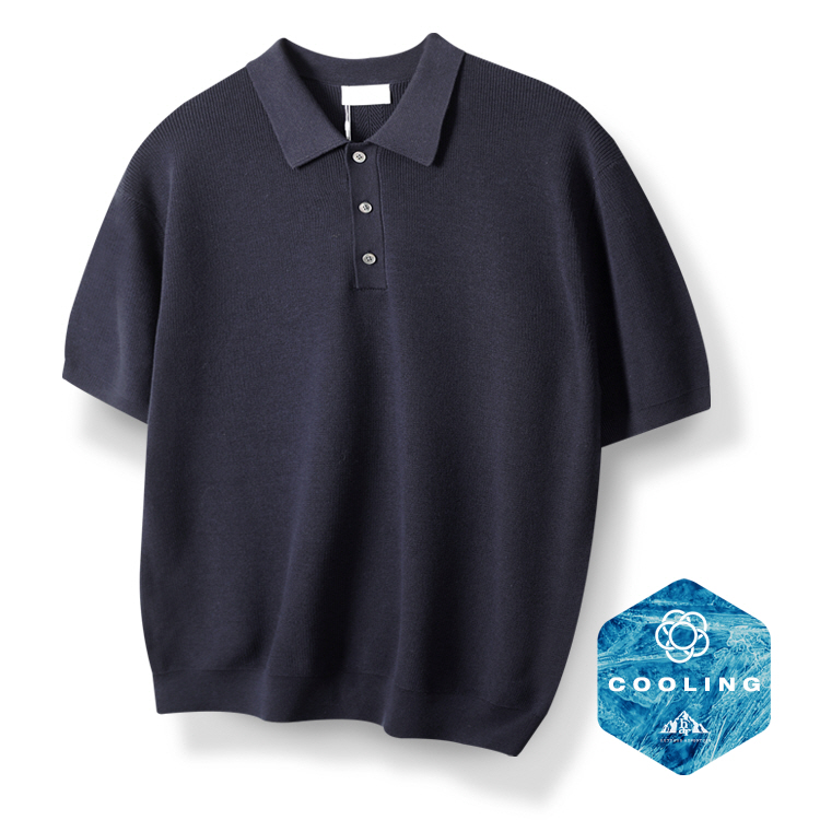 해리슨 텐셀 하찌 카라 반팔 니트 LAN1009 54,800원