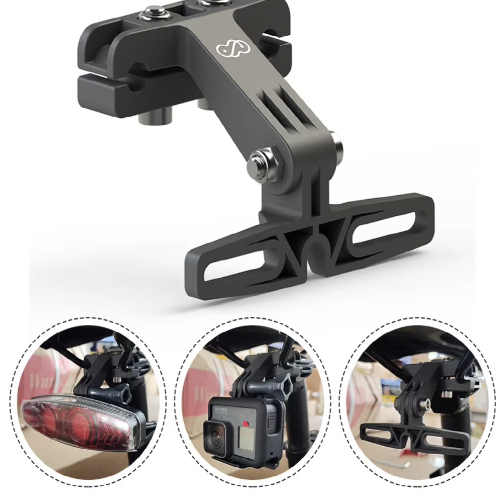 핸셀 자전거 후미등 고프로 액션캠 블랙박스 안장 마운트 거치대 브라켓, 1개, 자전거 마운트 3,520원