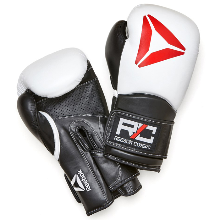 리복 컴뱃 레더 트레이닝 글러브 화이트 RSCB-10010WH/복싱글러브 135,000원