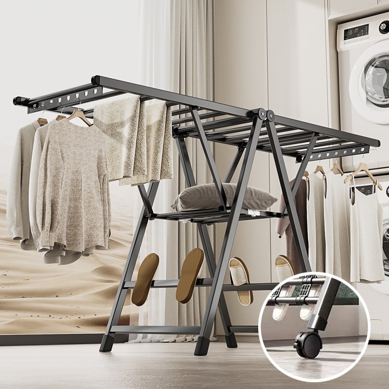 정싱 튼튼한 스틸 2단 빨래건조대 도르래 탈부착 57,900원