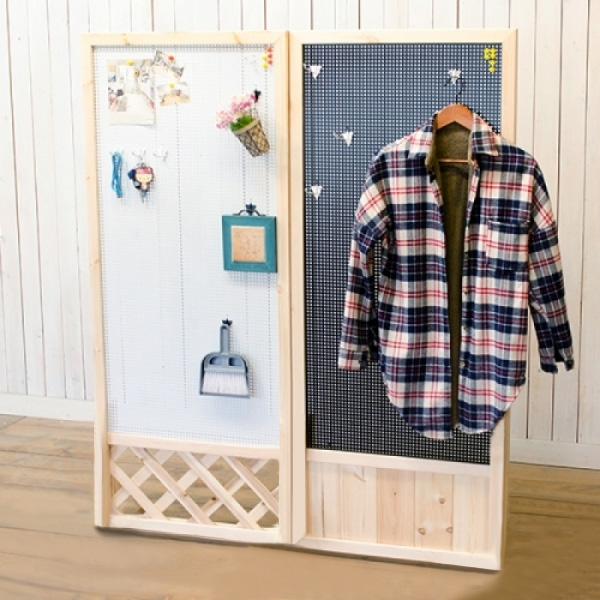 아이베란다 타공판 원목파티션 풀 보드판 가벽 파티션 634 x1500mm 81,000원