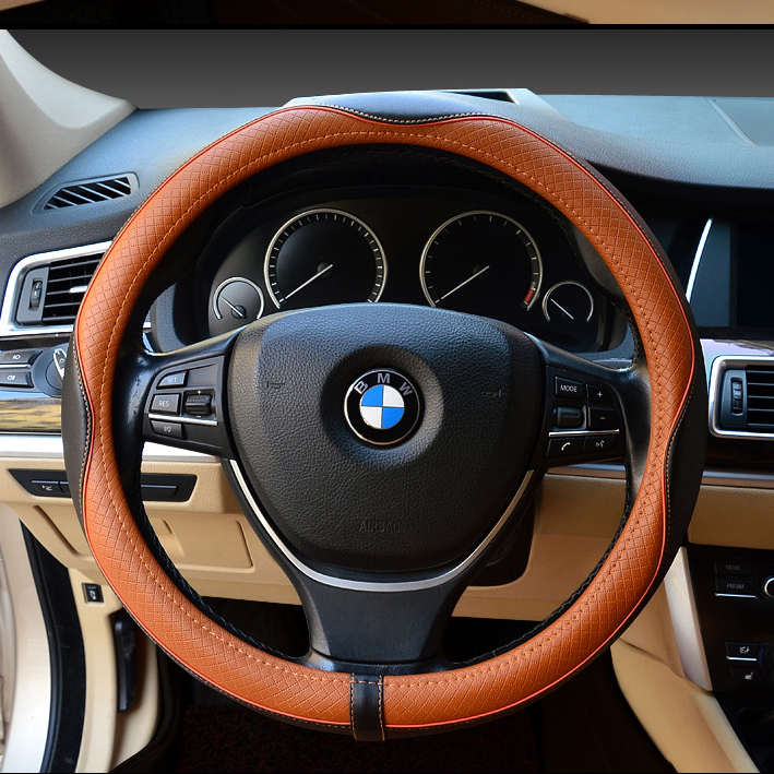 조군컴파니 화물차 4.5톤 5톤 트럭 핸들커버 450mm 고급 소가죽 인체공학 40,900원