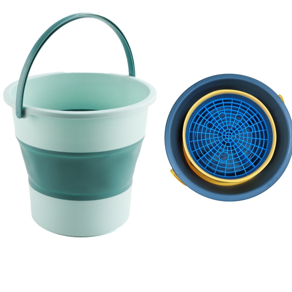 접이식 세차 버킷 그릿가드 세트, 민트블루, 16.8L 13,700원