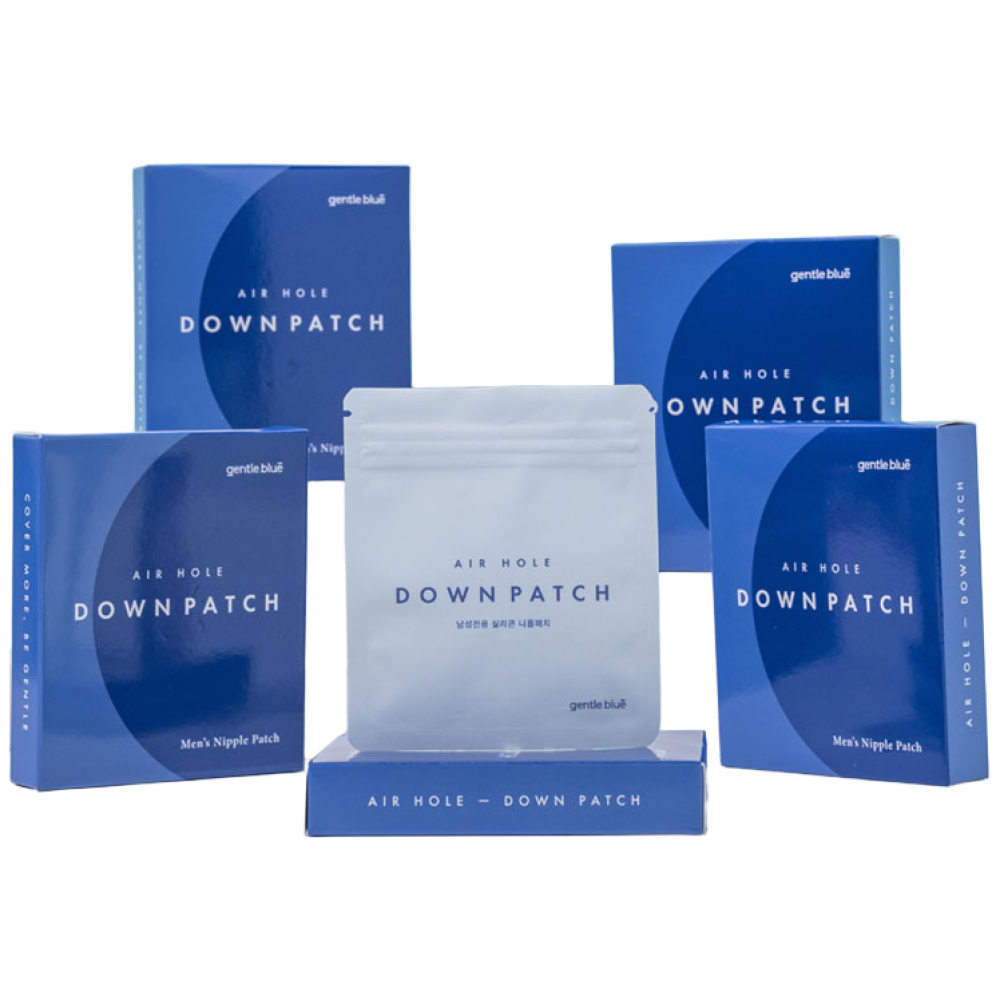[젠틀블루다운패치]남자 에어홀 실리콘 니플패치 니플 밴드 가슴 패드 유두 스티커, 5개 61,000원