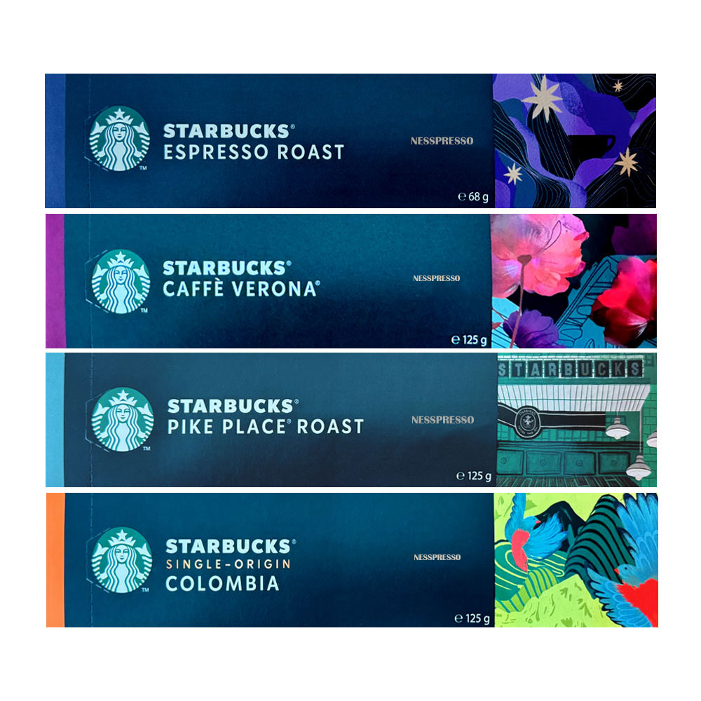 네스프레소 스타벅스 버츄오캡슐커피 진한 미디엄 다크 4종세트 60,900원