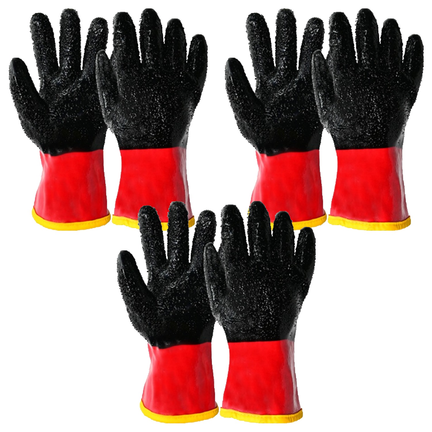 한우 PVC코팅 기모 방한장갑 양손세트 블랙 18,600원