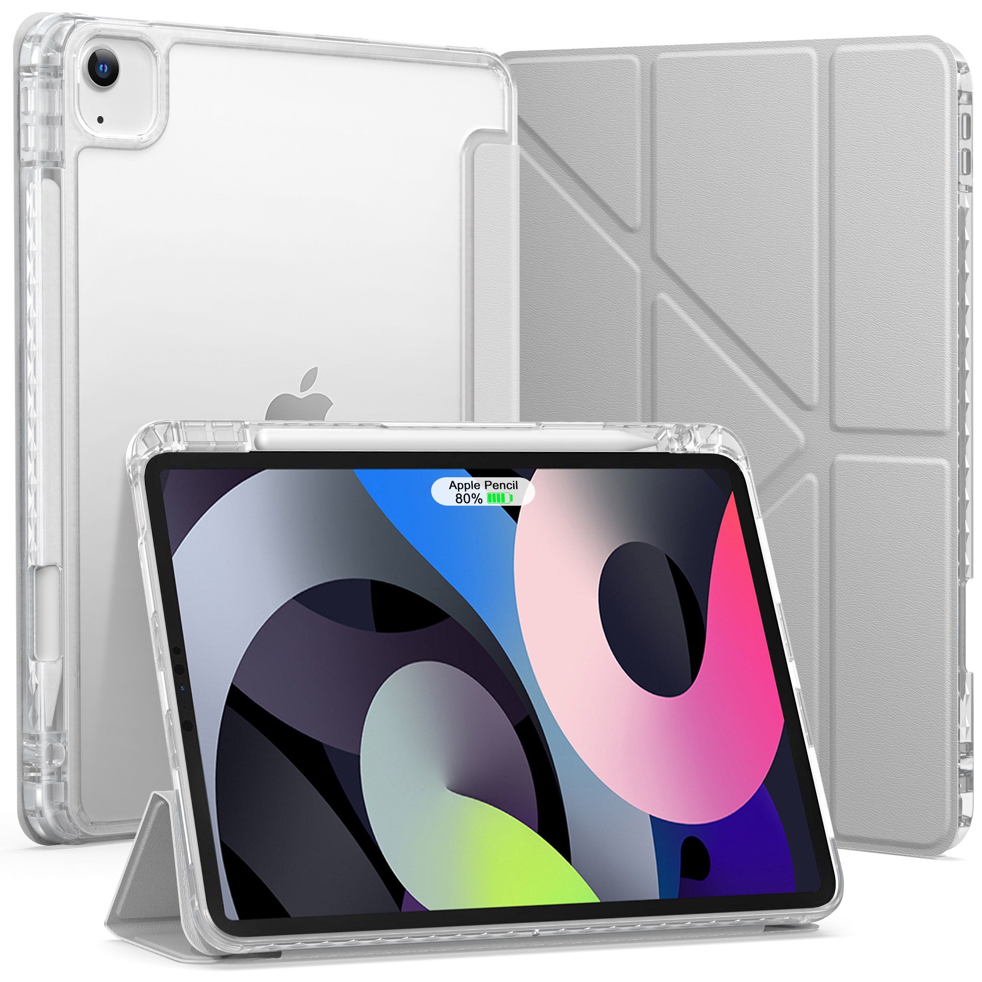 아칸크 클리어 에어 펜슬 수납 태블릿 케이스, 1개, 그레이 17,900원