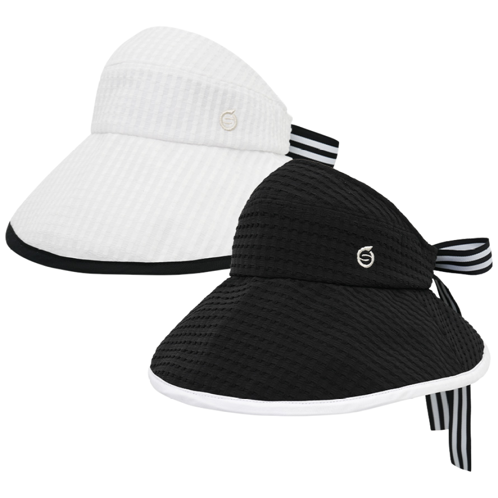 선덜랜드 여성 라인배색 하프 골프 버킷햇 - SLL4ACP505, 화이트, 1개 89,000원