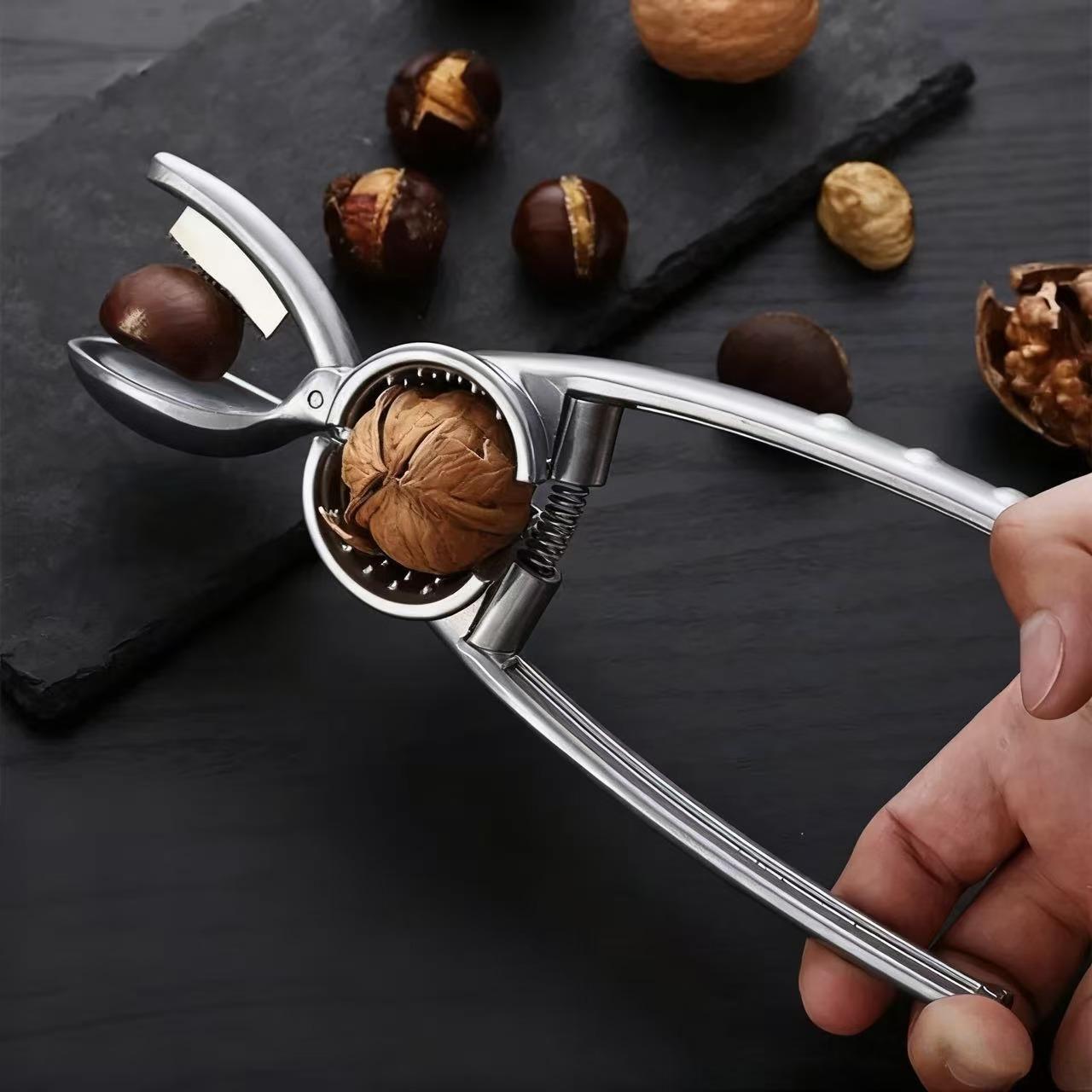 독일 기술 1/1+1 스텐 밤 까는 기계 가정용 밤깍는 도구 호두 생밤 껍질 까는 가위 손쉽게 밤껍질 제거 주방 필수품 15,900원
