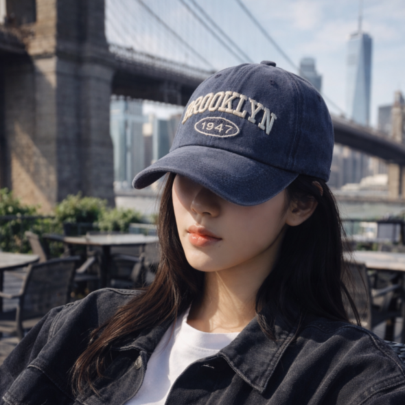 린델 1+1 브루클린 빈티지 워싱 남녀공용 데일리 볼캡 야구 모자 12,000원