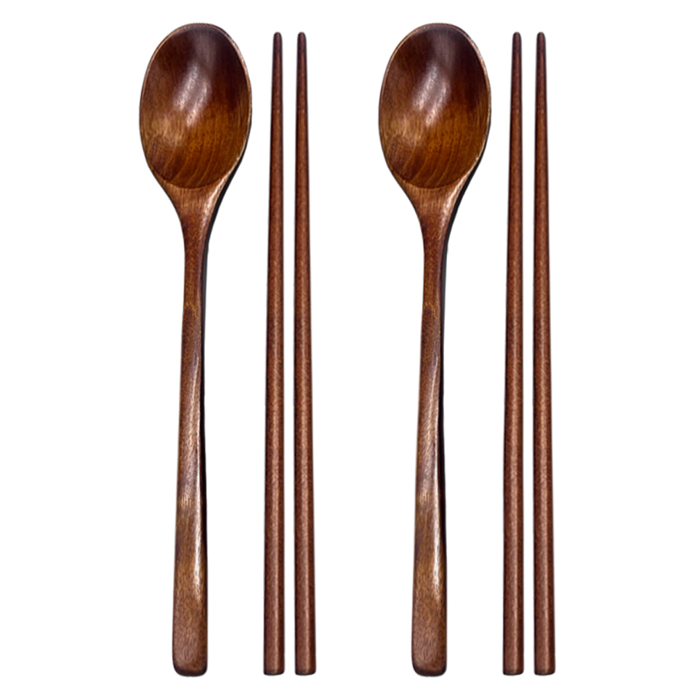 영수산업카멜 원목 옻칠 나무 수저 세트 4,900원