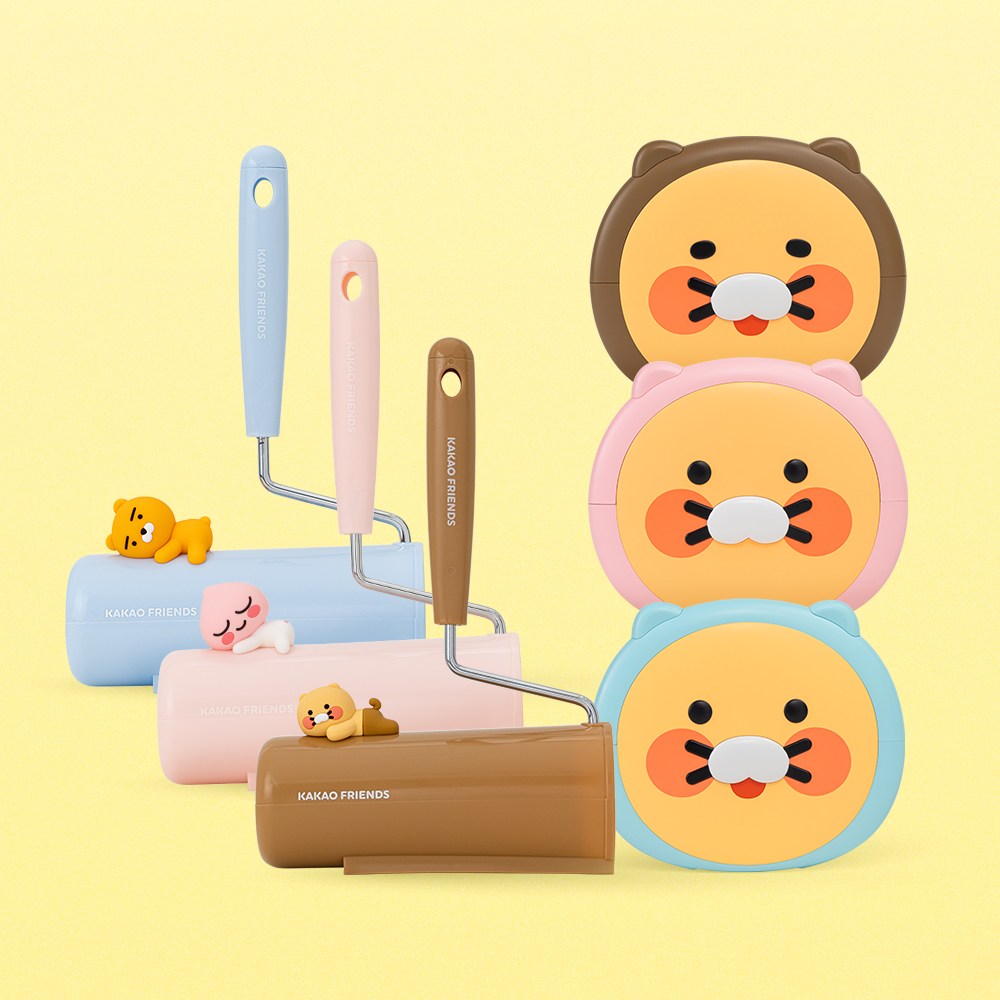 (가정의 달 선물 추천) 카카오프렌즈 빅워머 온열찜질기+롤 클리너 39,900원