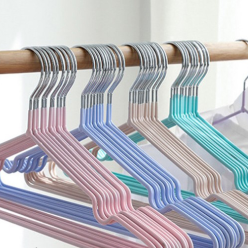 템포샵 논슬립 PVC옷걸이10P + 사은품증정, 파스텔핑크, 10개 8,900원