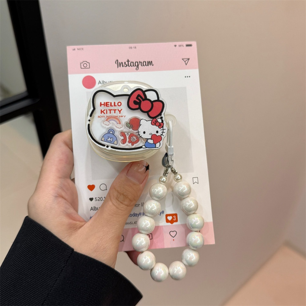 삼성 갤럭시 버즈2 갤럭시 버즈3 갤럭시 버즈2 프로 갤럭시 버즈3 프로 귀여운 KT 고양이 이어폰 케이스 + 카라비너, 1개, 화이트 KT, 갤럭시 버즈2 13,500원