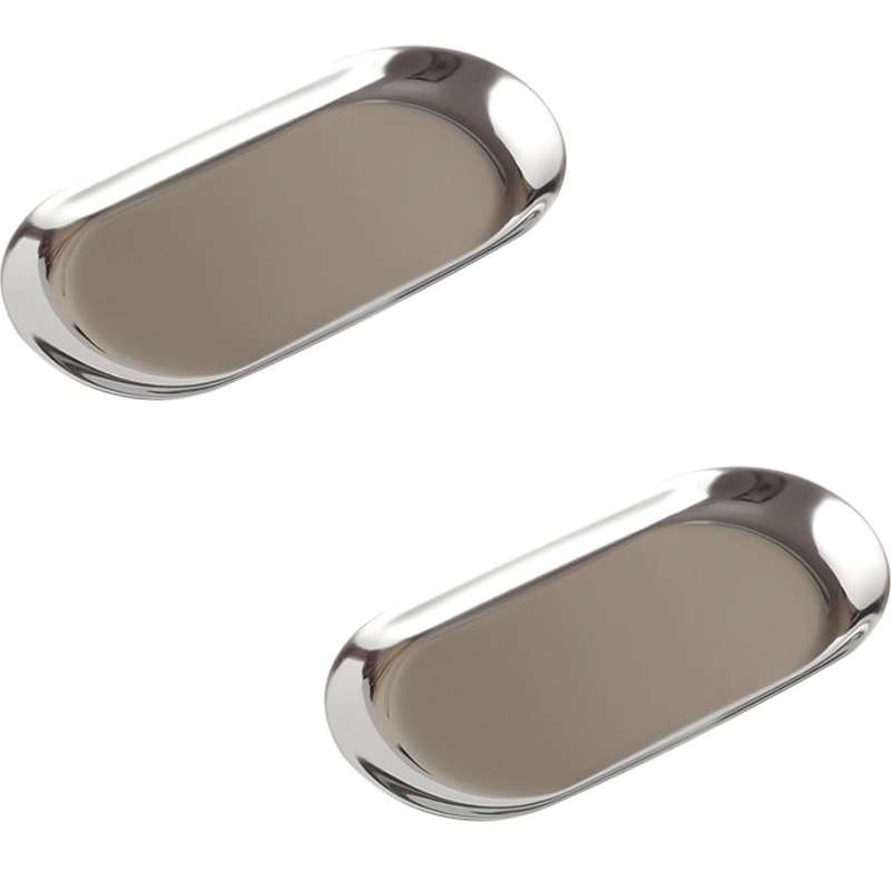 에버하우스 스테인레스 타원 액세서리 트레이 2p 6,800원