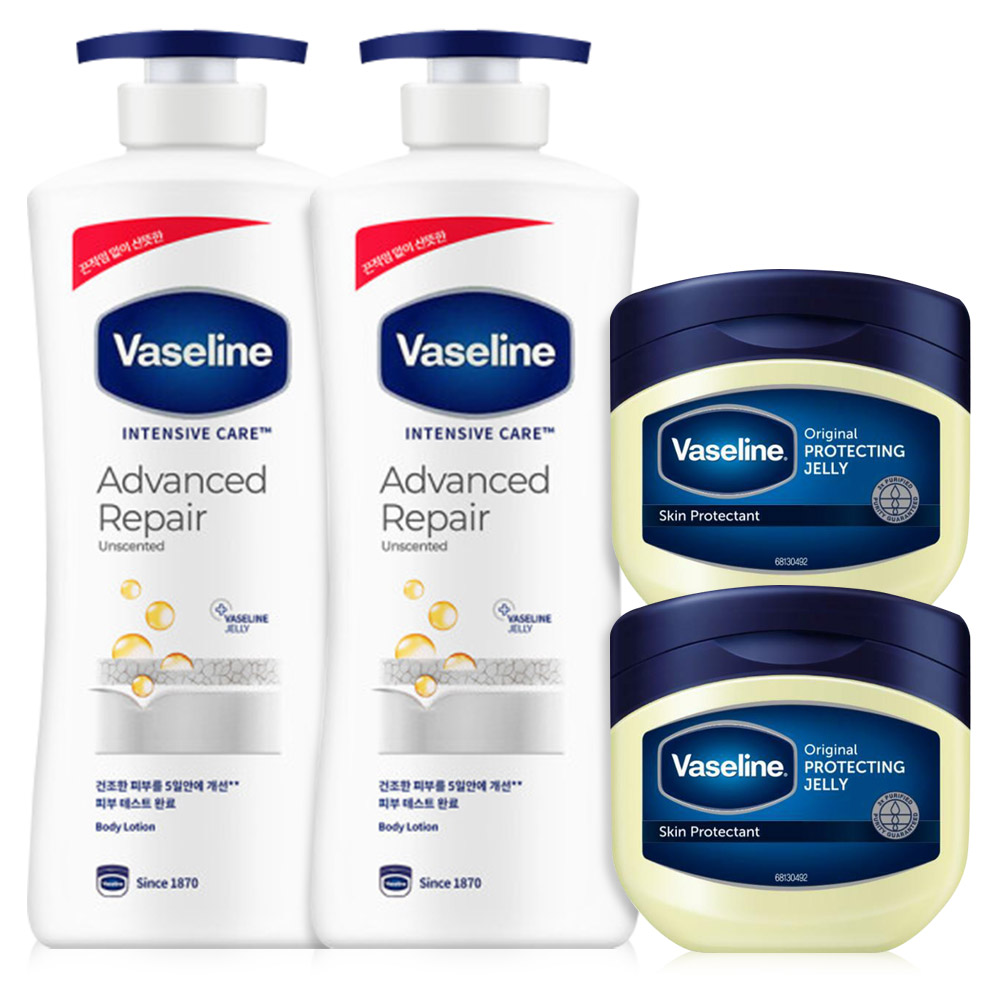 유니레버 바세린 바디로션 600ml 2개+바세린 젤리 2개 18,900원