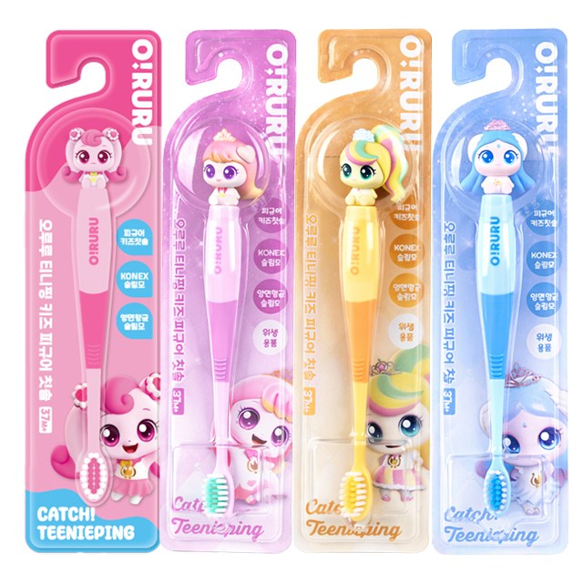 캐치티니핑 피규어 칫솔 4종 세트 어린이 칫솔 17,000원