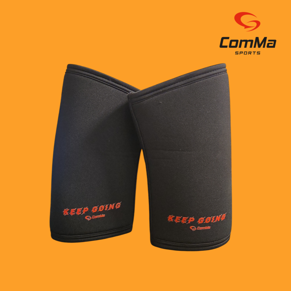 콤마스포츠 KEEP GOING 프리미엄 헬스 팔꿈치보호대 엘보슬리브 큰사이즈 네오프렌 고중량 프레스운동 벤치프레스, 블랙, 1세트 39,900원