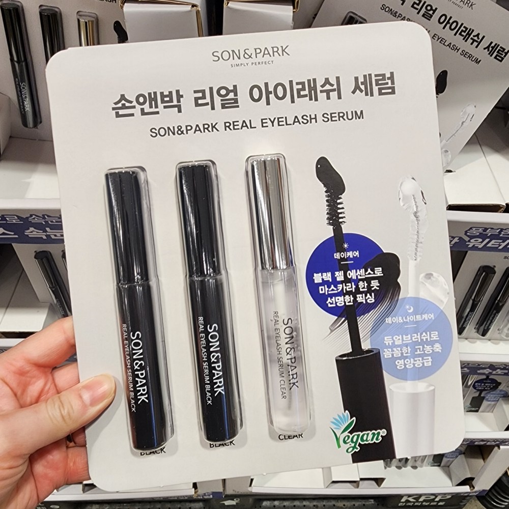 SNP 속눈썹 영양제 아이래쉬 고농축 세럼 블랙 15G 2개 + 클리어 15G 1개 세트 29,900원