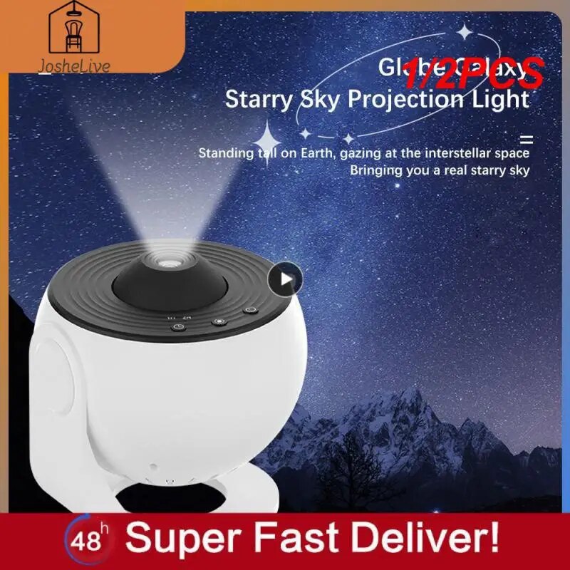 플라네타리움 천체투영 천문관 갤럭시 별이 빛나는 하늘 프로젝터, 야간 조명 별 오로라 프로젝션 램프, 어린이 침실 홈 파티, 13 in 1, 2 개 70,900원