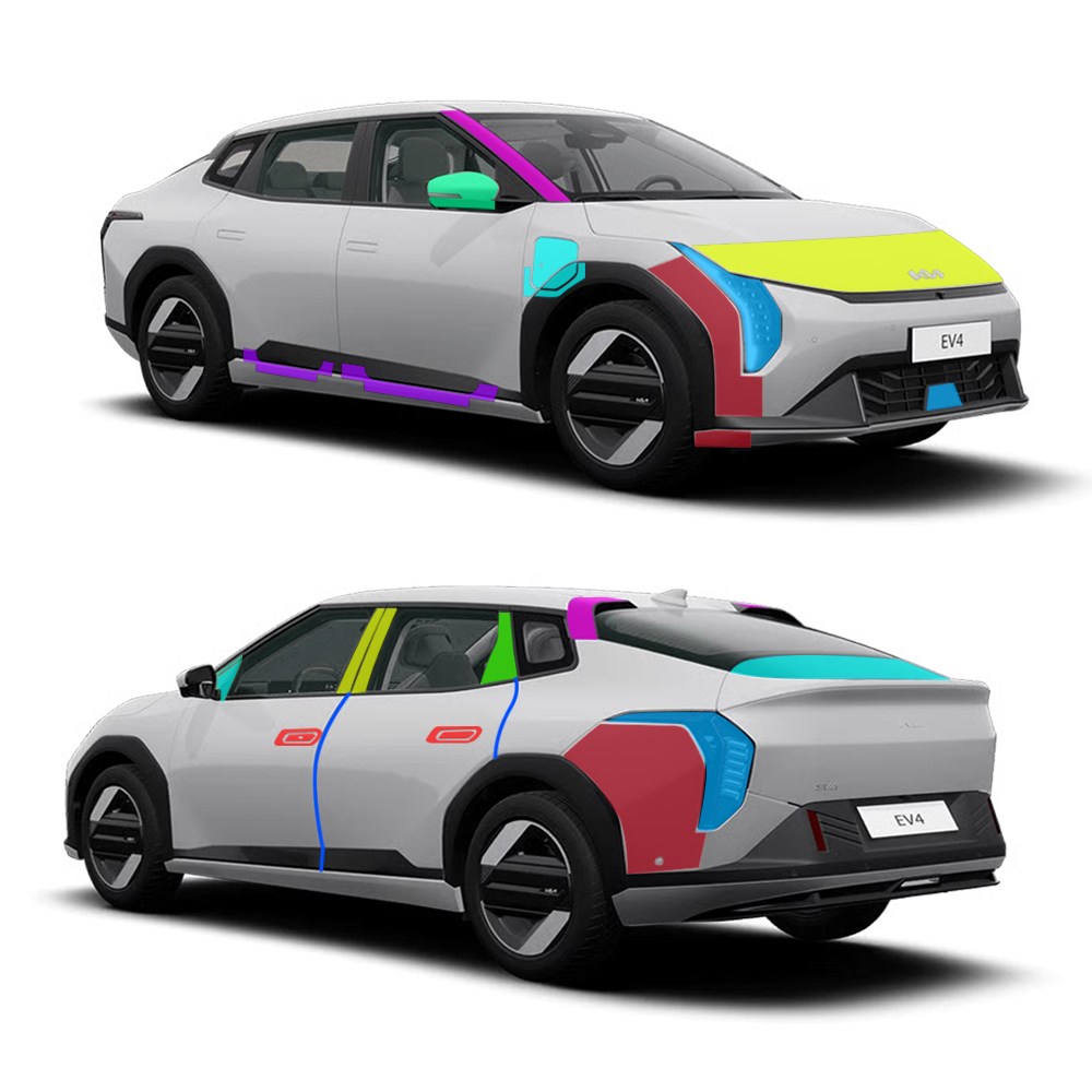 스킨엑스 EV4 CT1 PPF 차량보호필름 외장필수패키지D, 1개, 에어/어스 318,000원