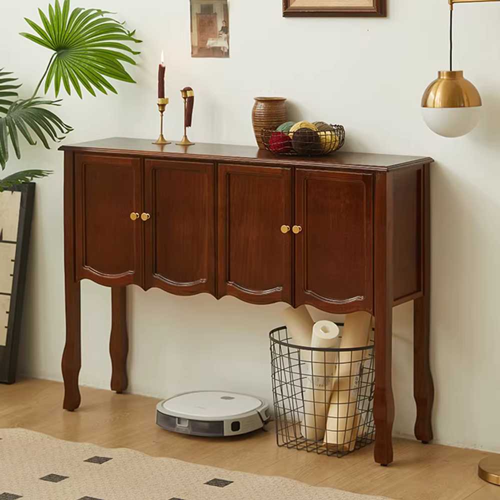 엔틱콘솔 서랍장 빈티지 사이즈 북유럽 거실 소형 레트로 원목 월넛 176,500원