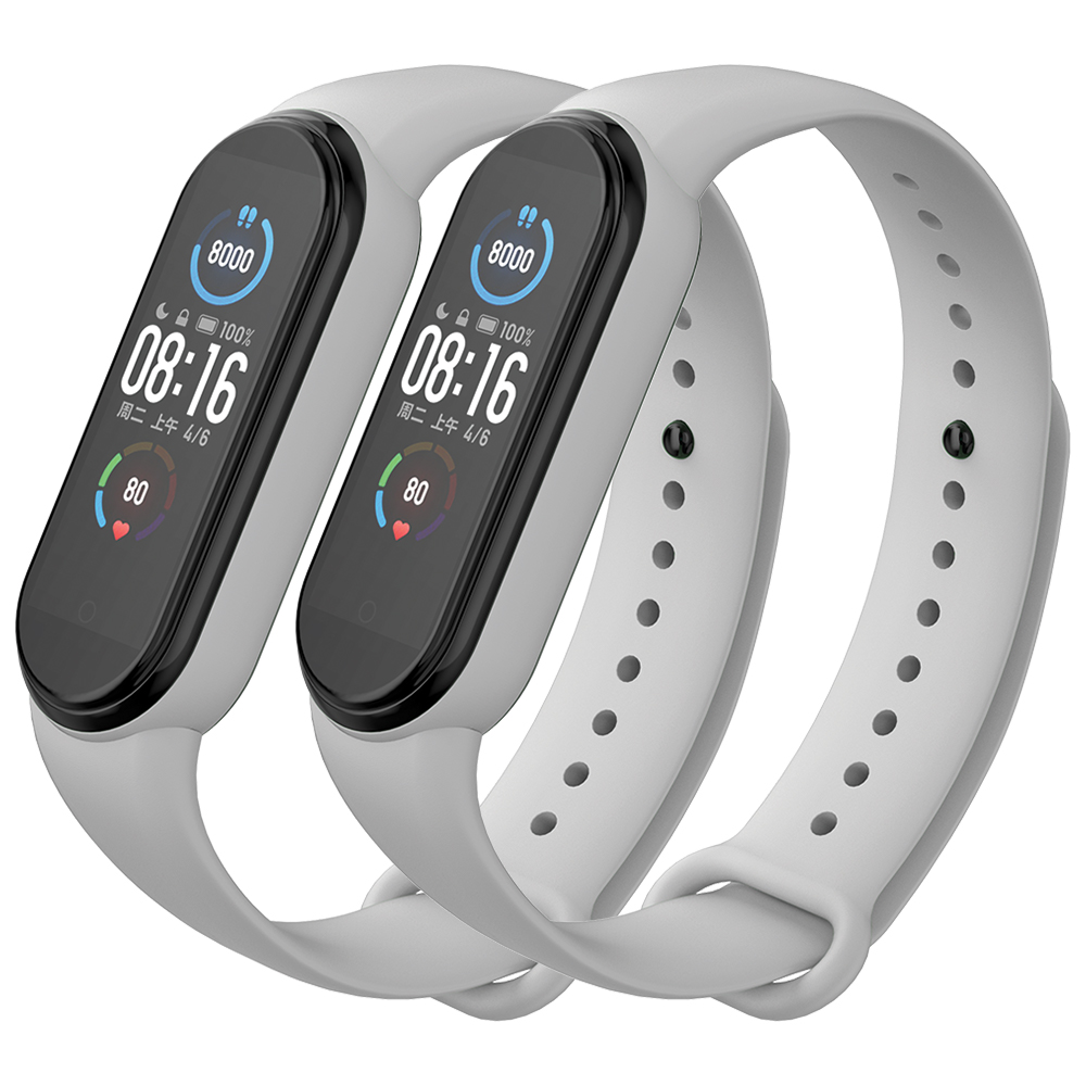 누아트 샤오미 미밴드 5/6/7 실리콘 밴드 스트랩 2개입 6,000원