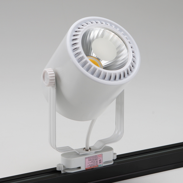 원통스팟 레일조명 COB 레일등기구 스포트라이트 카페 전시장 매장, 1개 25,000원