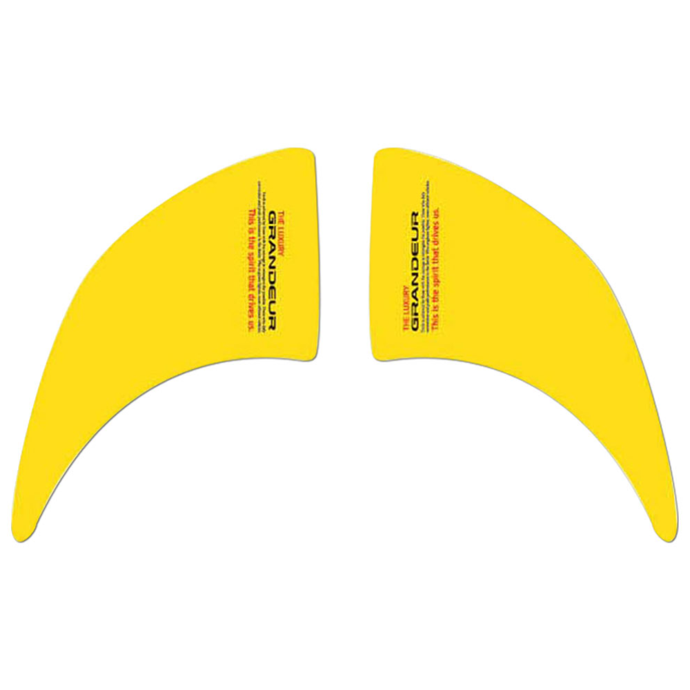 [비브랜드]와이앤유 레터링 포인트 헤드램프 리플렉터 실외 드레스업 보호필름 데칼스티커 그랜저TG 호환, 1개 6,000원