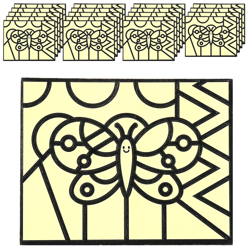 민화샵 팝아트 포일아트 만들기 세트, 나비(UDPPP0155), 20세트 19,500원
