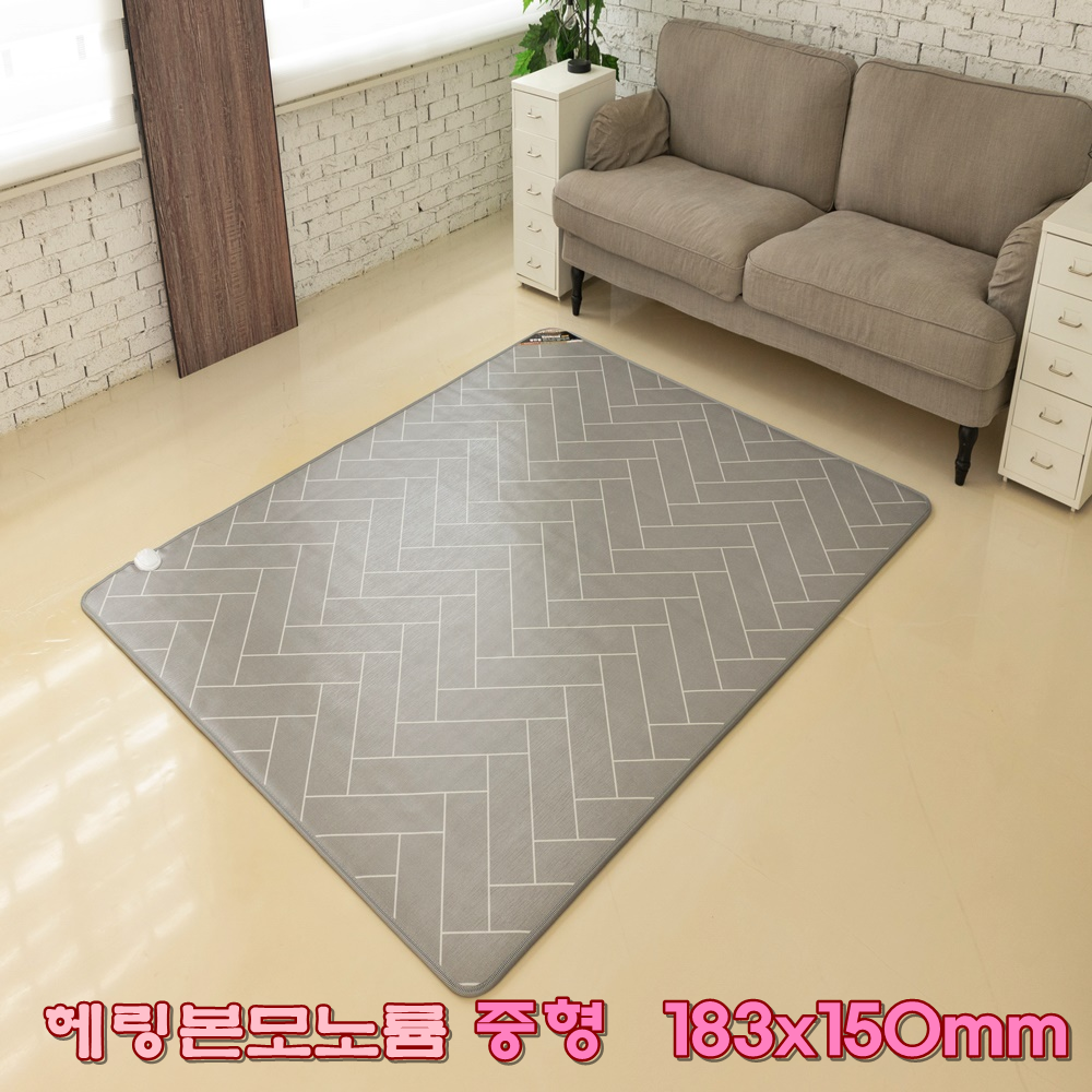 E한일 AI 탄소매트 모노륨 150X183mm 중형 2인용 우드모노륨 헤링본모노륨 카본 인공지능 거실 바닥 전기 온열 매트 추천 133,000원