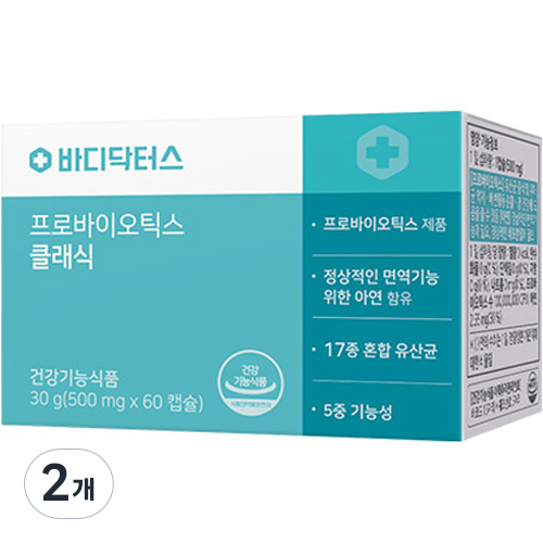 바디닥터스 프로바이오틱스 클래식, 60정, 2개 21,340원