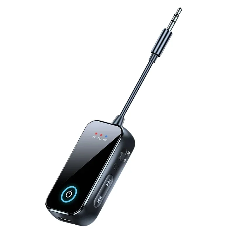 블루투스 6.0 오디오 송신기 수신기 3.5MM AUX Hifi 스테레오 음악 무선 어댑터 (자동차 비행기 TV PC 헤드 16,800원