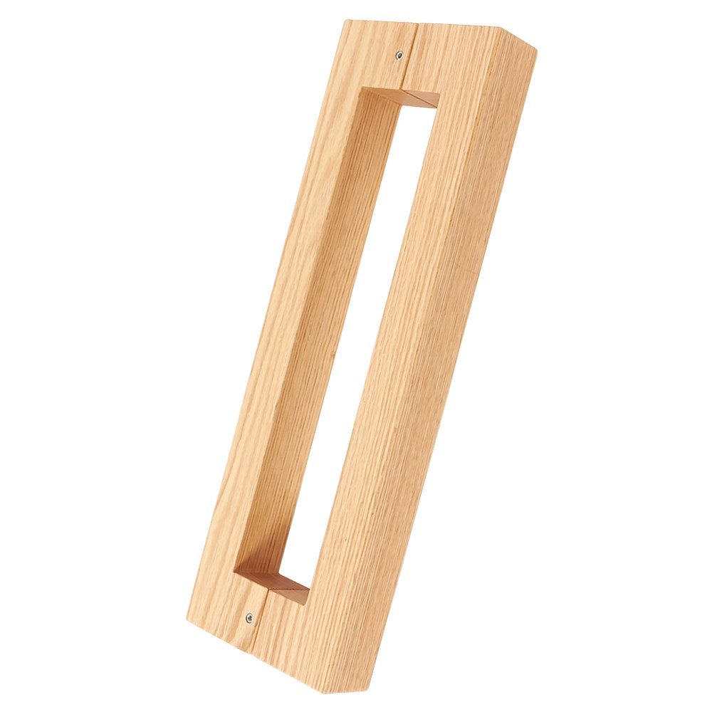 철물이네 강화도어 출입문 손잡이 340mm 사각 오크 원목 나무 53,000원