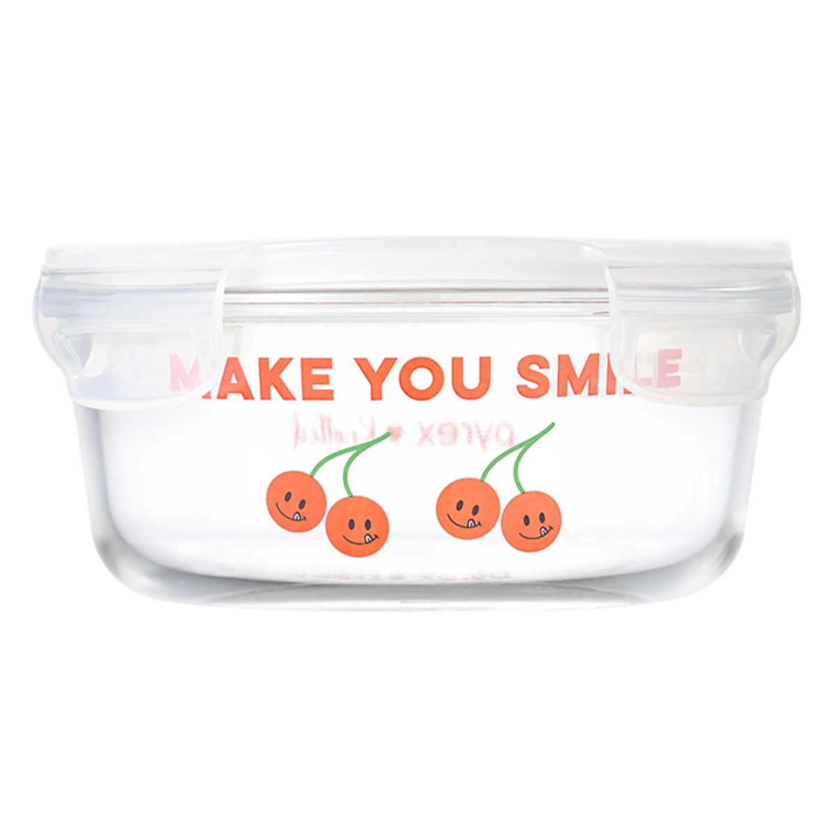 파이렉스 노티드2 4면 밀폐용기 원형 620ml 8,600원