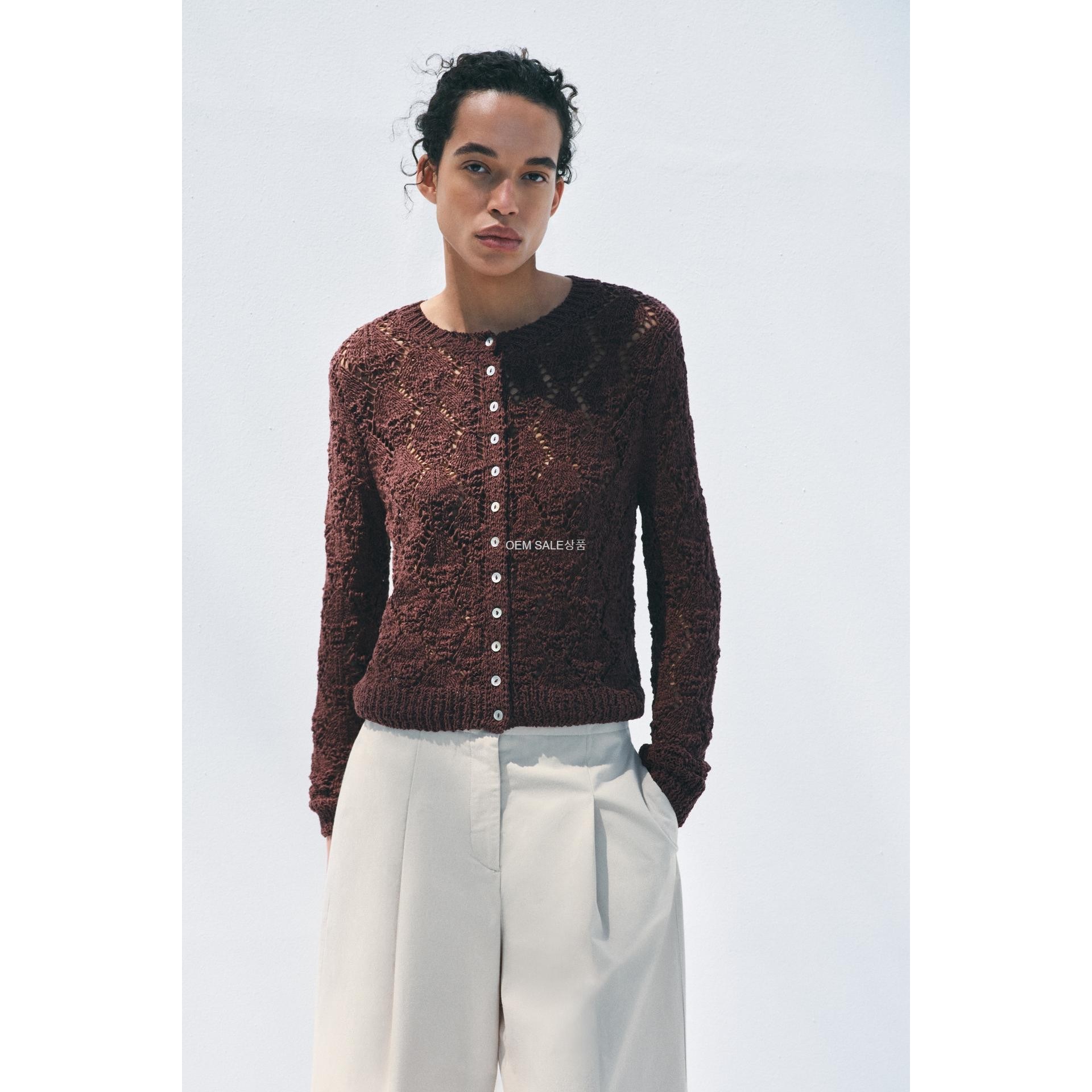 자라 OEM SALE 포인텔 니트 재킷 가디건 9598065 32,600원