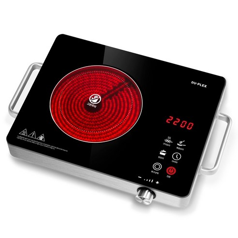 듀플렉스 쉐프리 1구 하이라이트 전기레인지 이동식 확장형화구 DP-1808HL 61,800원