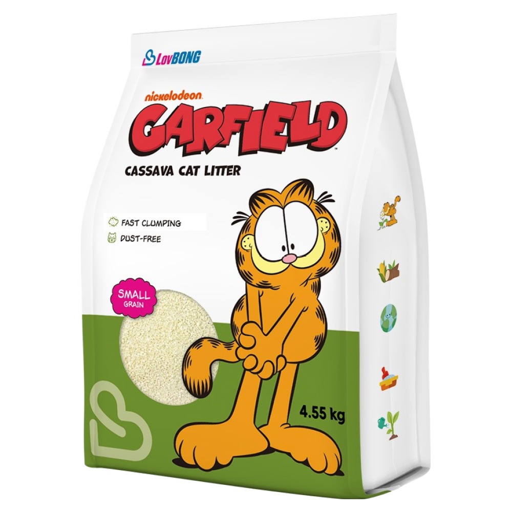 러봉 응고형 가필드 카사바 가는입자 고양이 모래 그린 21,000원
