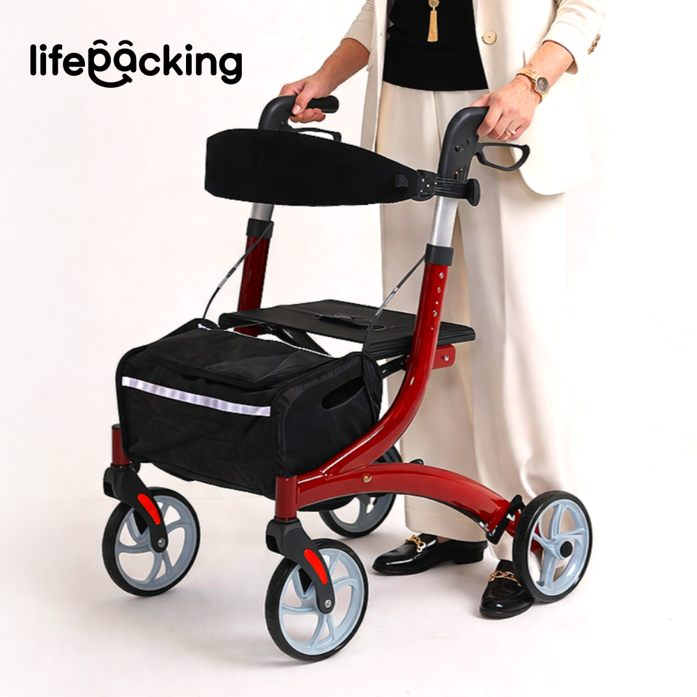 노인 보행보조기 어르신 보행기 실버카 할머니 유모차 롤레이터 CA8860, 1개 198,000원