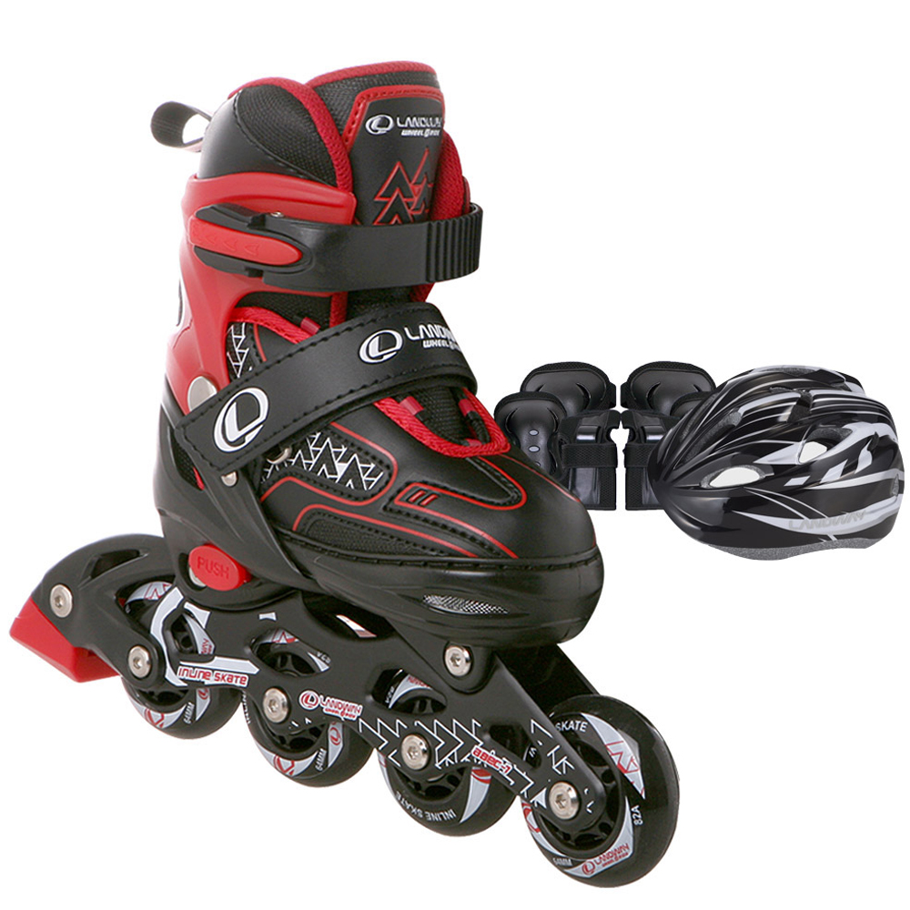 랜드웨이 스피드2 풀세트 인라인 스케이트 + 헬멧 + 보호대 73,480원