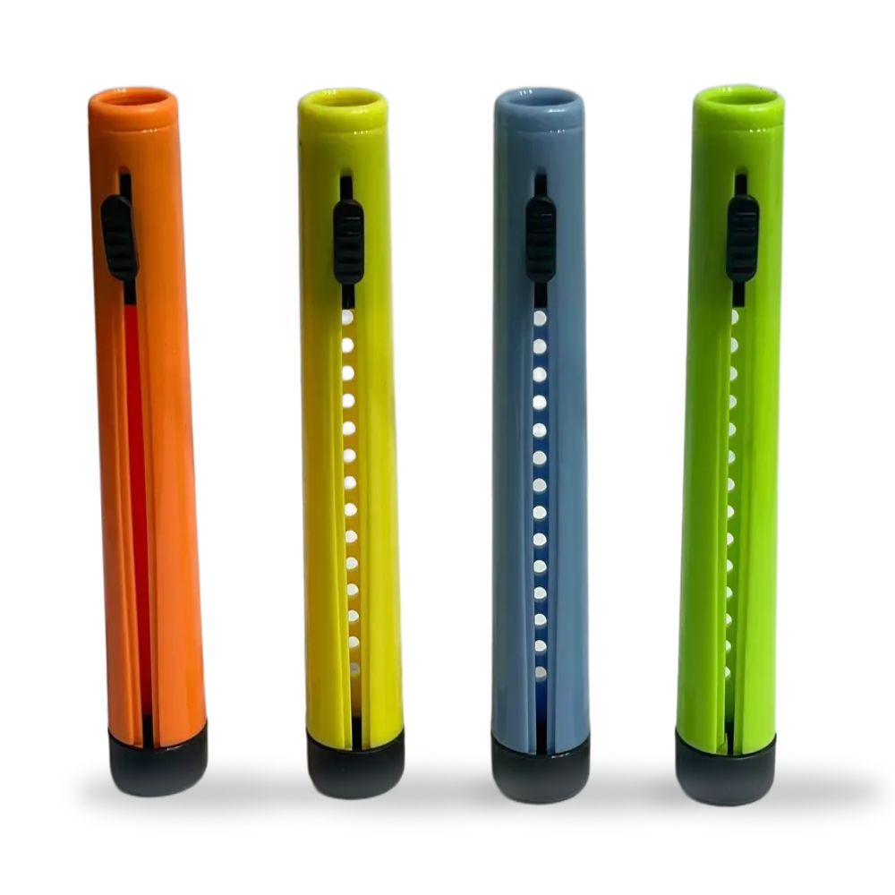 필요이상 컬러 슬림 슬라이드 초크 홀더 분필 케이스 4종 주황+노랑+파랑+초록 (문교, 클리니 호환) 11,900원