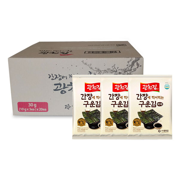 광천김 간장에 찍어먹는 구운 파래김 77,090원