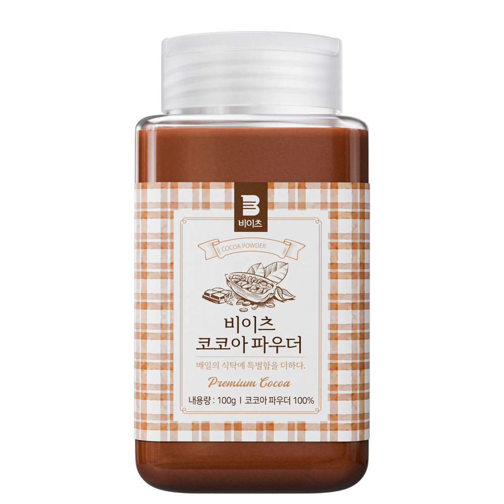 [프리미엄 D-23 등급] 비이츠 100% 코코아 파우더 무가당, 1개, 1개입, 100g 18,900원