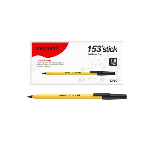 모나미 153 스틱 유성볼펜 1.0mm x 12p 20,250원