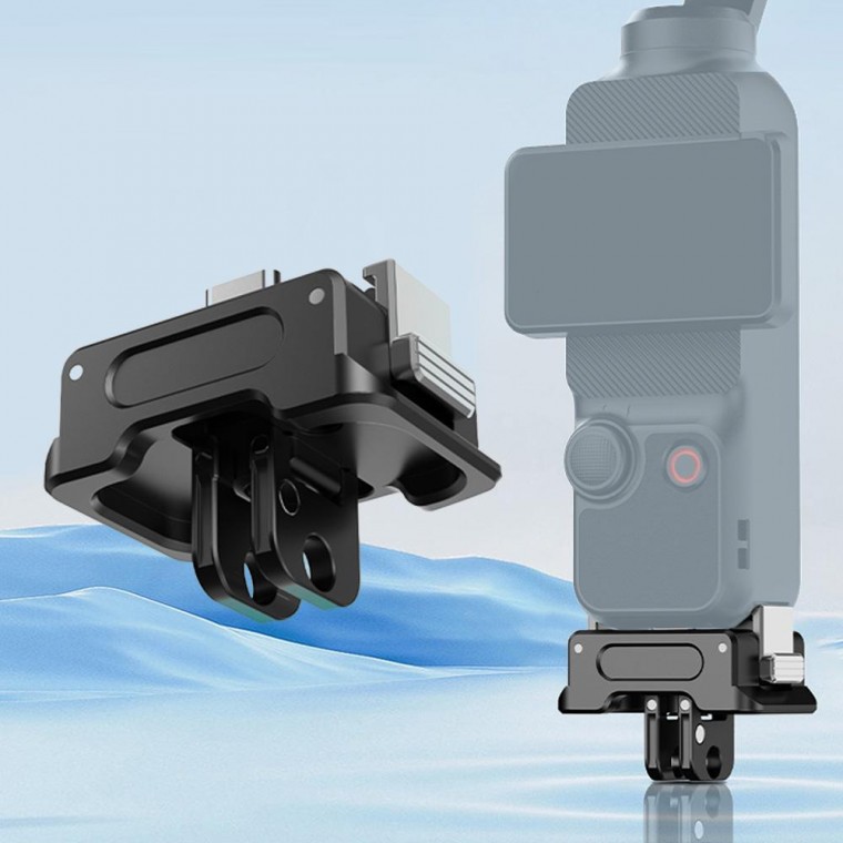 DJI 오즈모 포켓3 전용 멀티 베이스 충전 케이블 연결 측면 C타입 마그네틱 메탈 거치대 액션캠 어댑터 도 30,820원