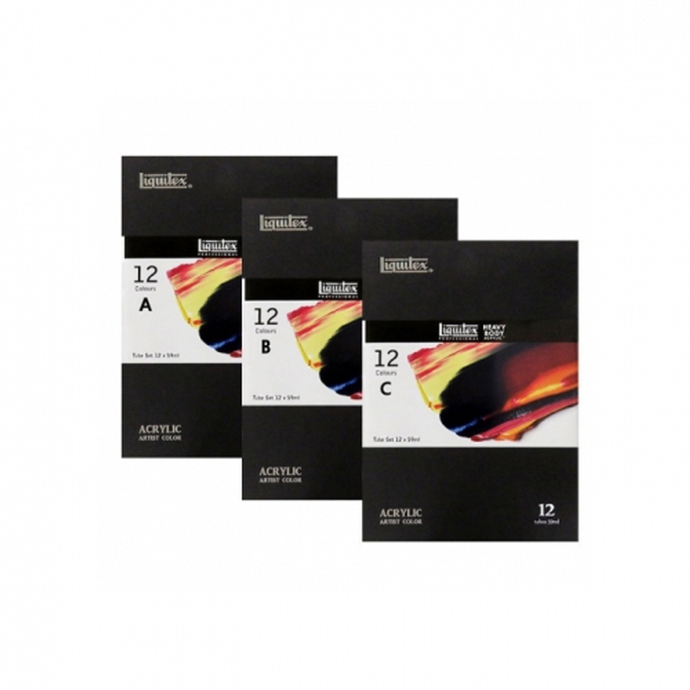 리퀴텍스 헤비바디 아크릴물감 59ml 12색 C 세트 ( LX621386) 197,300원
