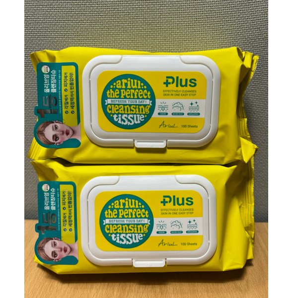 아리얼 더 퍼펙트 클렌징 티슈 플러스 랜덤발송 14,990원
